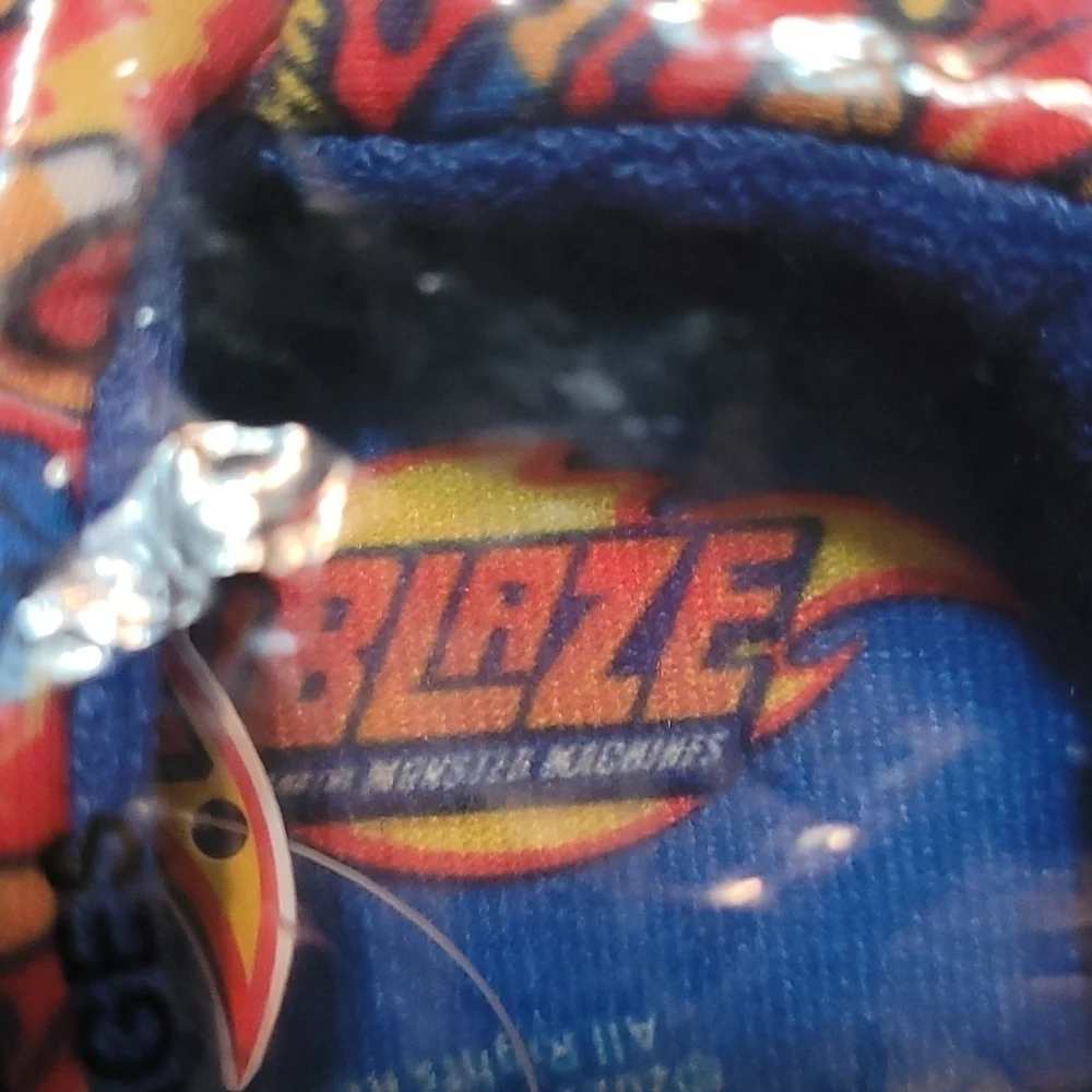Boys Nickelodeon Blaze Slippers NWT